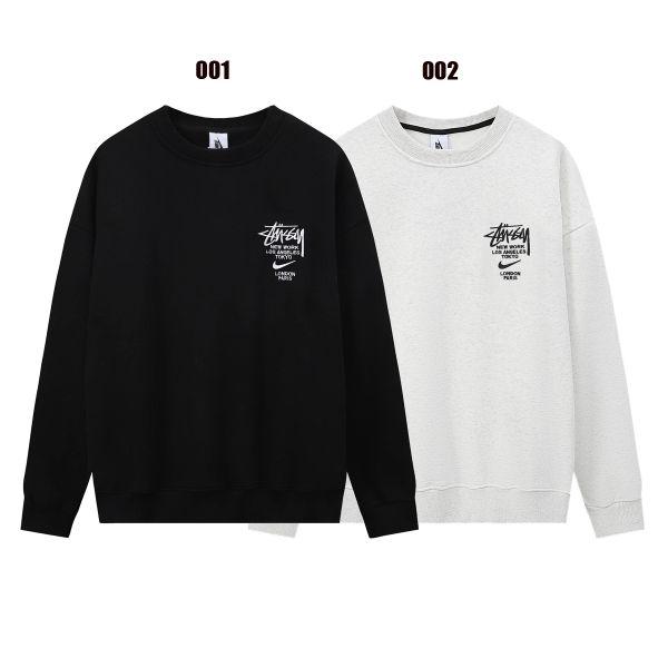 StussyとNikeのコラボ 刺繍入り 裏起毛スウェットシャツ A31337
