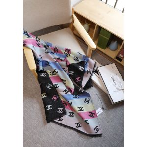 シャネル マフラー 秋冬 オシャレ A34375
