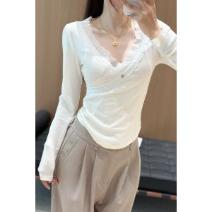 シャネル 長袖シャツ レース レディース A31353