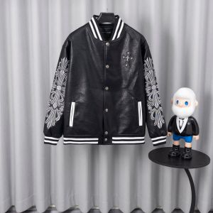 クロムハーツ レザージャケット スタジャン ゆったり A31360