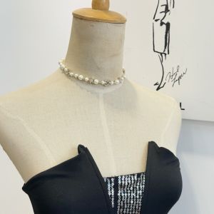 シャネル パールのショートネックレス 刻印入り A31396