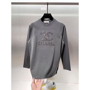 シャネル 長袖tシャツ ロンT コットン カジュアル A31378