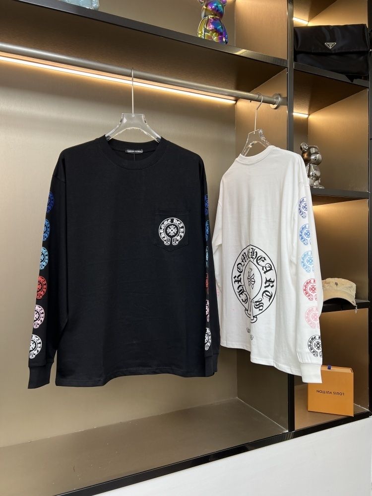 クロムハーツ 長袖Tシャツ プリント コットン A31382