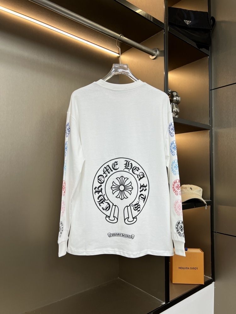 クロムハーツ 長袖Tシャツ プリント コットン A31382