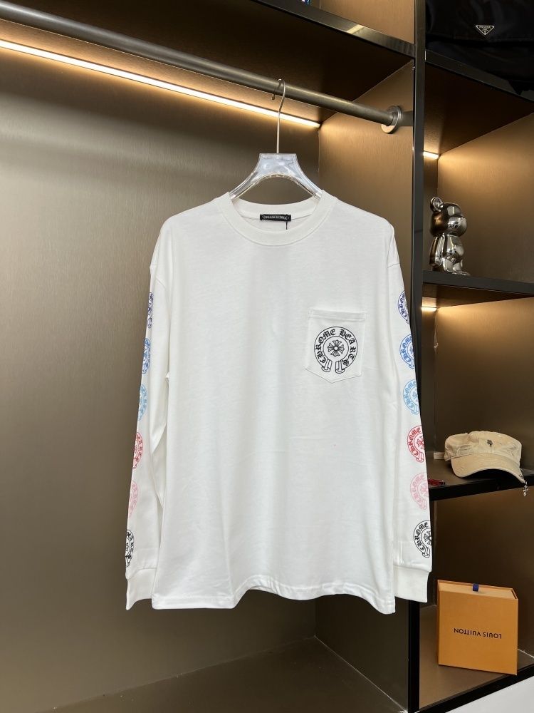 クロムハーツ 長袖Tシャツ プリント コットン A31382