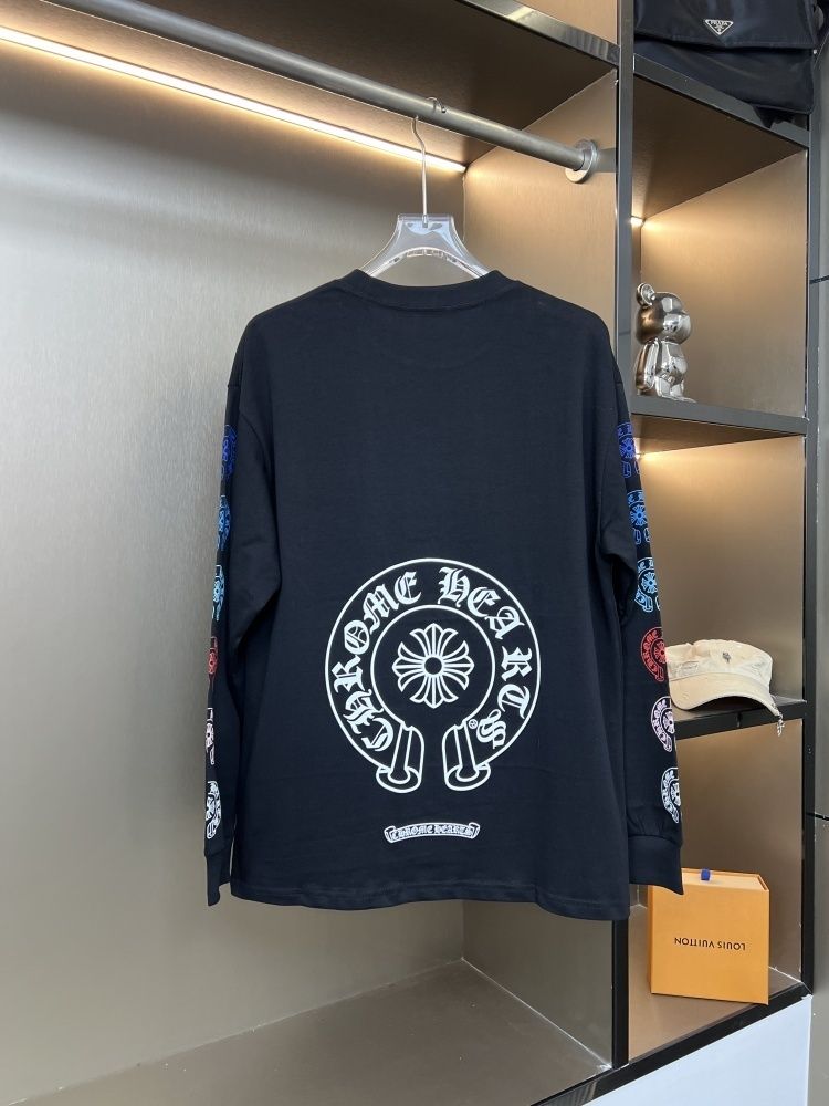 クロムハーツ 長袖Tシャツ プリント コットン A31382