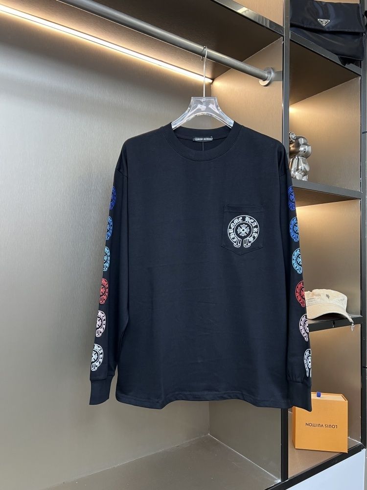 クロムハーツ 長袖Tシャツ プリント コットン A31382