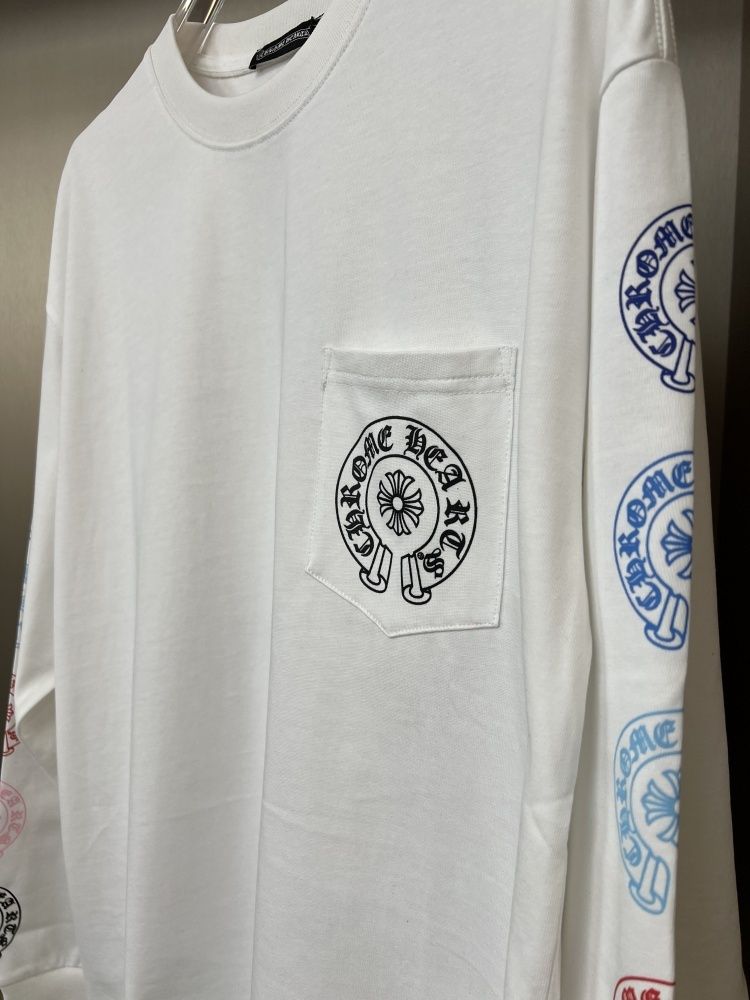 クロムハーツ 長袖Tシャツ プリント コットン A31382