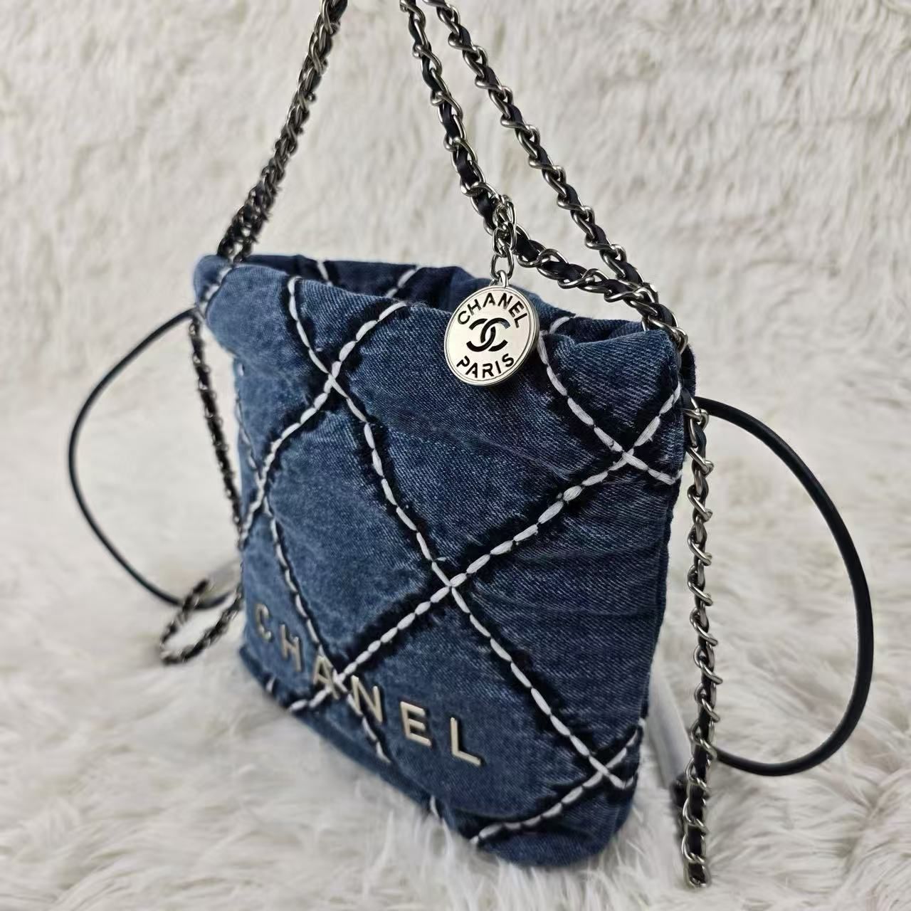 シャネル デニムバッグ ショルダーバッグ オシャレ A31398