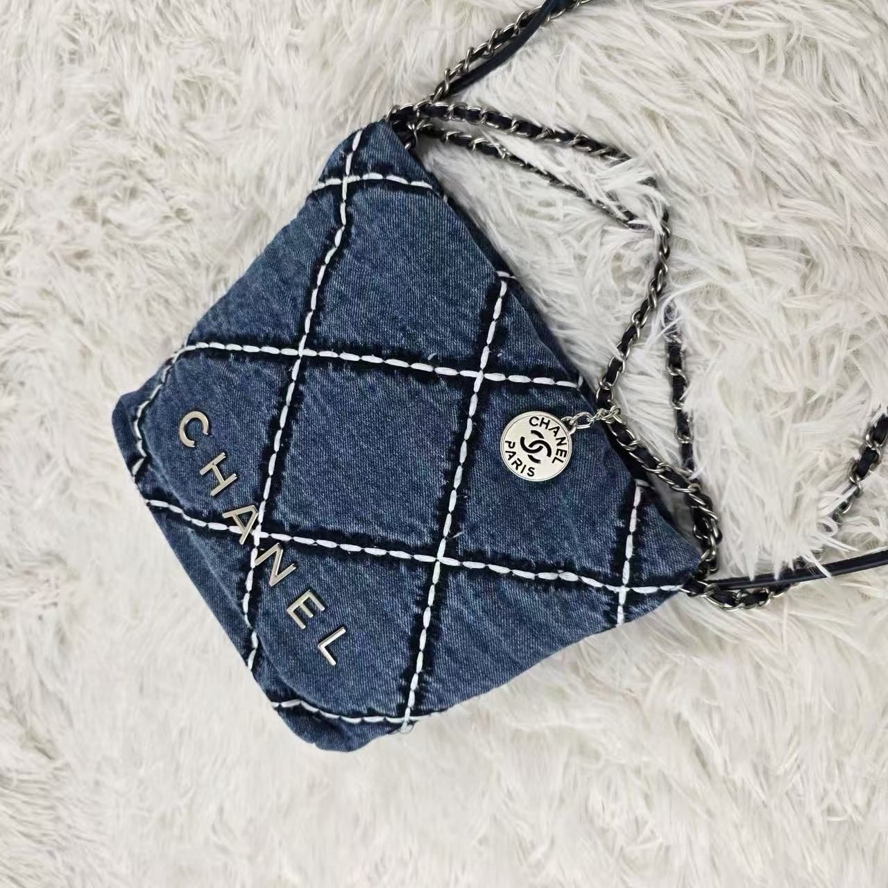 シャネル デニムバッグ ショルダーバッグ オシャレ A31398
