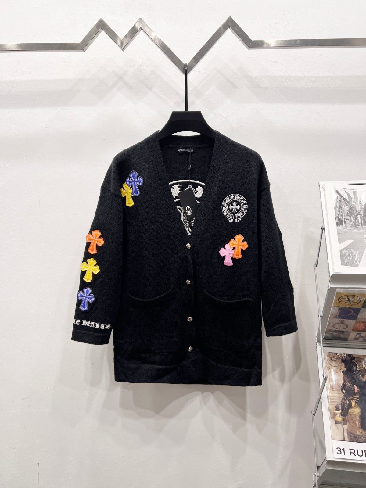 クロムハーツ カーディガン ニット オシャレ A31416