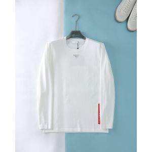 プラダ 半袖tシャツ ロンT コットン ゆったり メンズ A31444