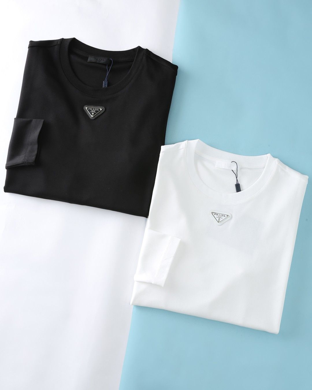 プラダ 半袖tシャツ ロンT コットン ゆったり メンズ A31444