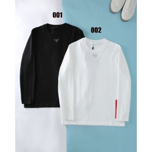 プラダ 半袖tシャツ ロンT コットン ゆったり メンズ A31444