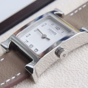 エルメス H-Hour 腕時計 レザー クラシック A31476