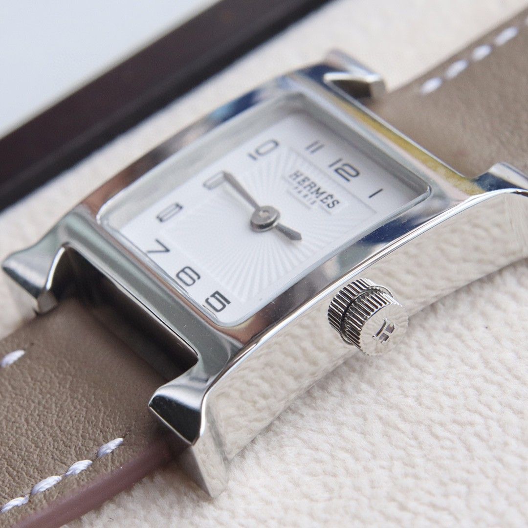 エルメス H-Hour 腕時計 レザー クラシック A31476