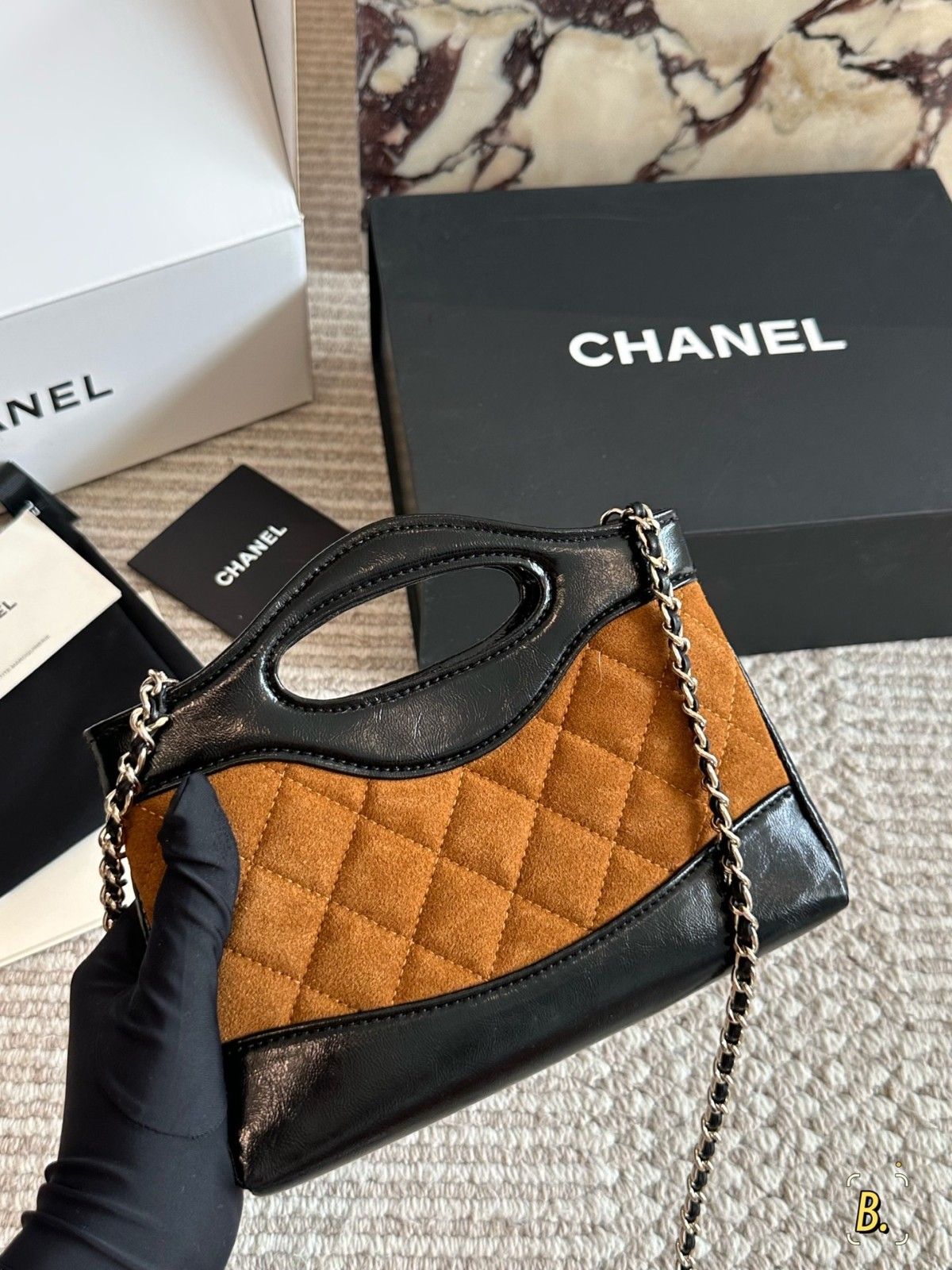 シャネル 31bag nan ショルダーバッグ レザー 可愛い A31483