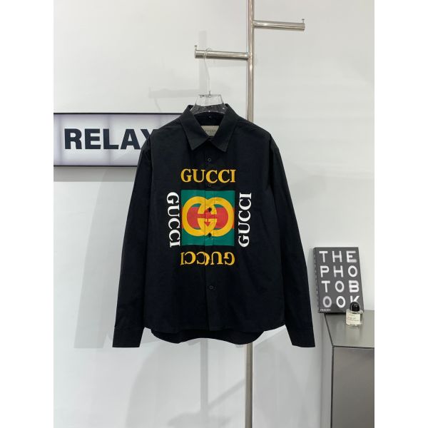 グッチ シャツ 長袖 オーバーサイズ A31462