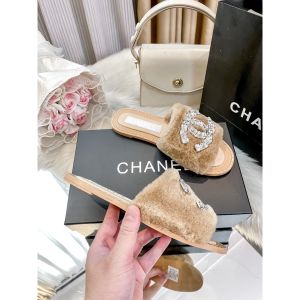 シャネル ファースリッパ 可愛い 秋冬 レディース A31494