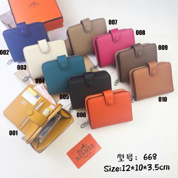 エルメス 短財布 Silk’in Togo レザー ファスナー A31511