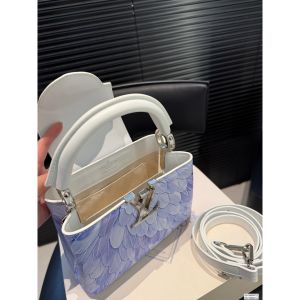 ルイヴィトン Capucines ハンドバッグ ショルダー オシャレ A31561