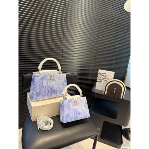 ルイヴィトン Capucines ハンドバッグ ショルダー オシャレ A31561