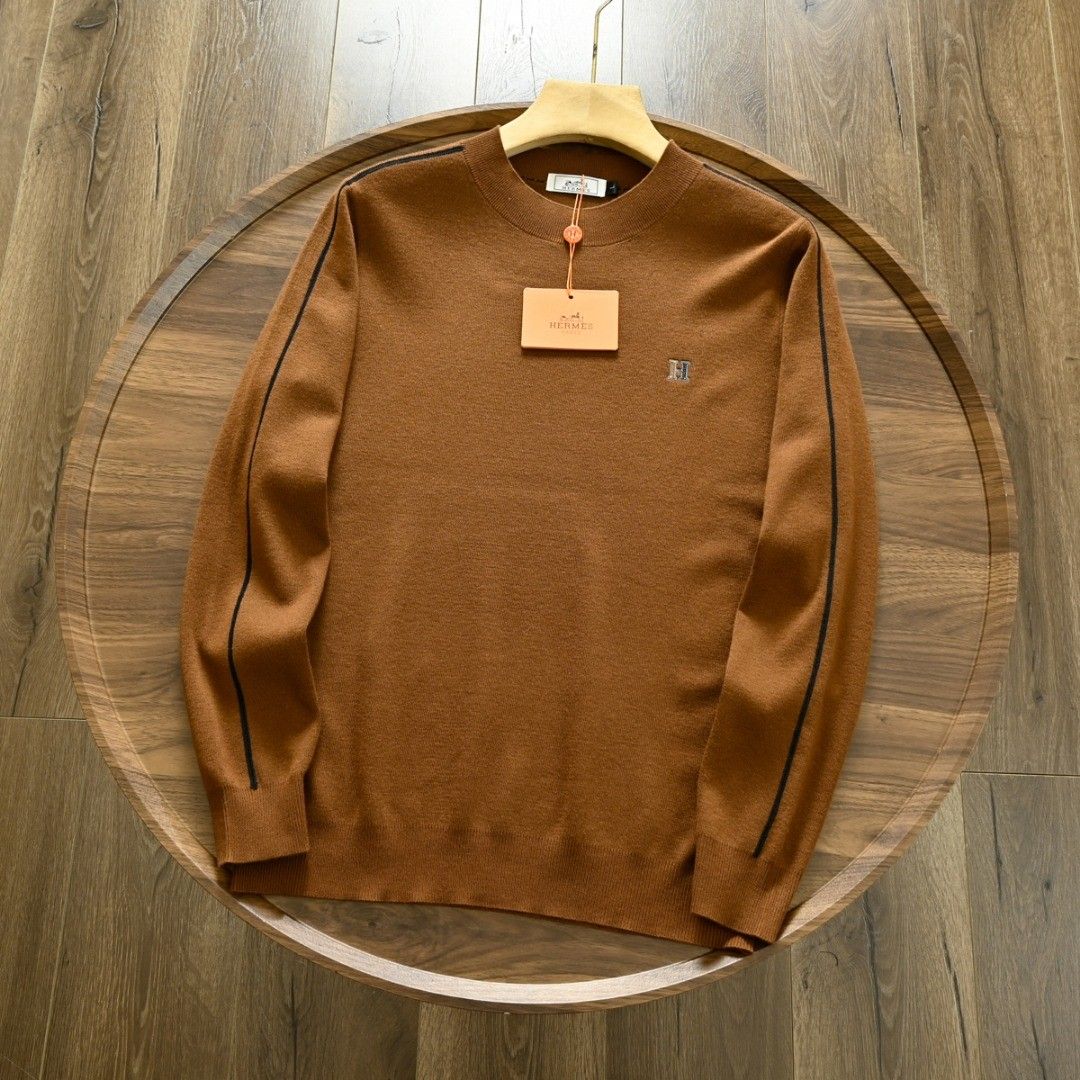 エルメス クルーネックセーター メンズ 秋冬 高品質 A31547