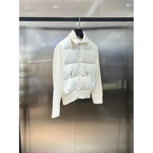 モンクレール ダウンカラージャケット レディース ダウン×ニット ミックス A31600