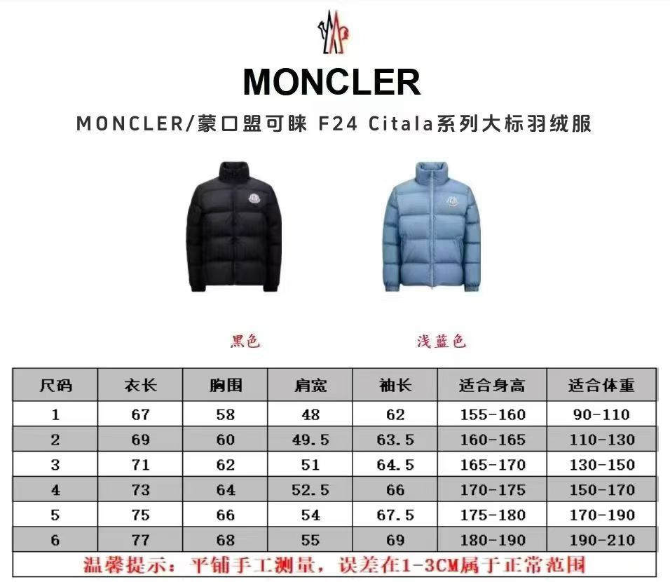 モンクレール Citala ダウンジャケット メンズ レディース A31592