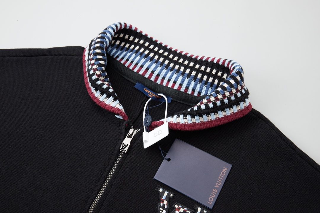 ルイヴィトン ニットジャケット 刺繍 高品質 A31626