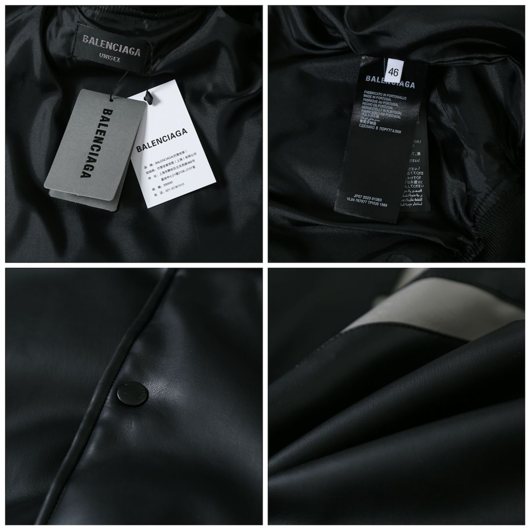 バレンシアガ レザージャケット カッコイイ A31623