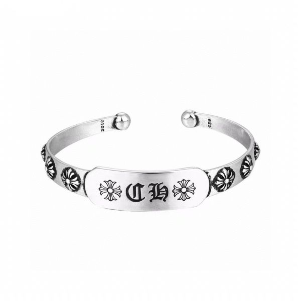 クロムハーツのオープンブレスレット 男女向け A31705