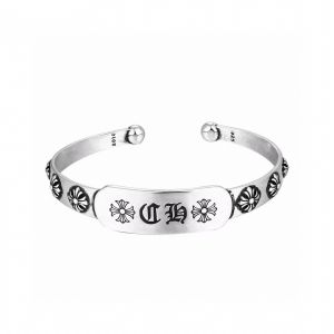 クロムハーツのオープンブレスレット 男女向け A31705