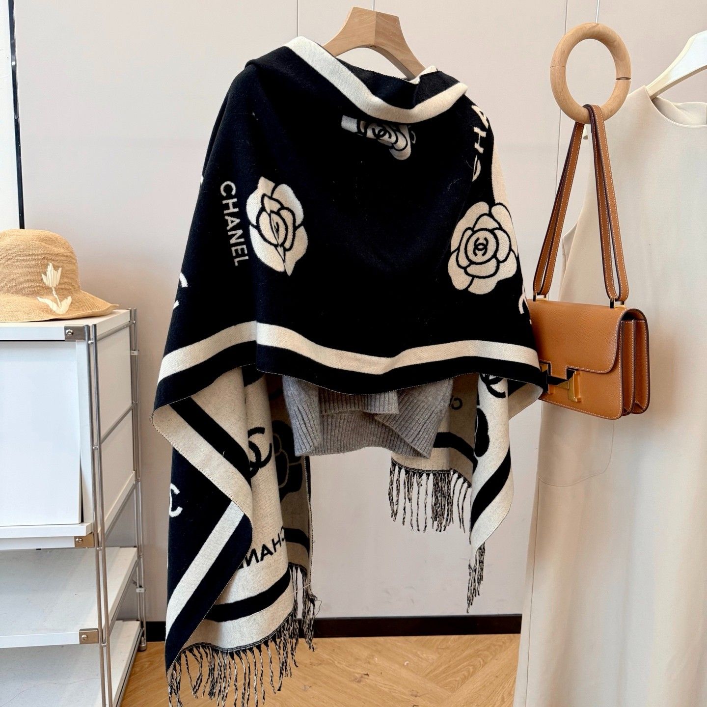 シャネル マフラー クラシック 暖かい A31704