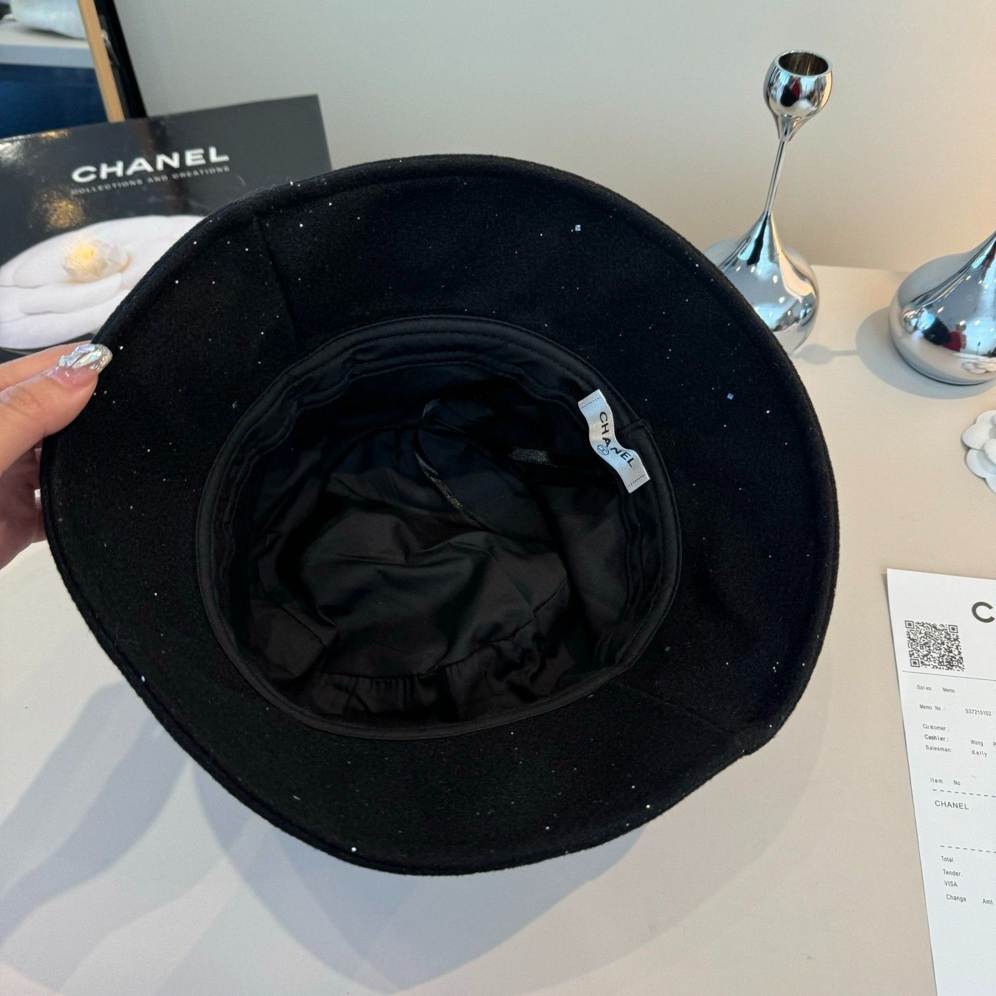 シャネル 秋冬新作のバケットハット 可愛い A32689