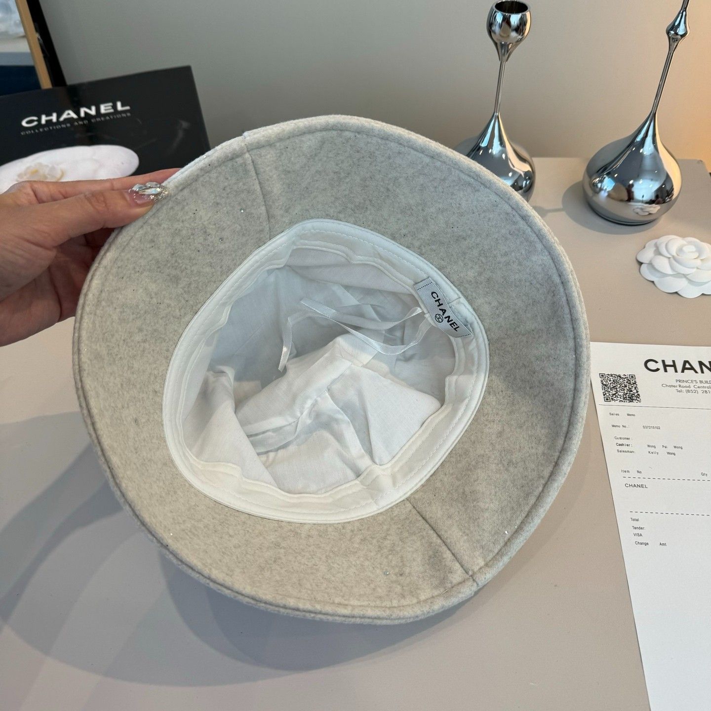 シャネル 秋冬新作のバケットハット 可愛い A32689