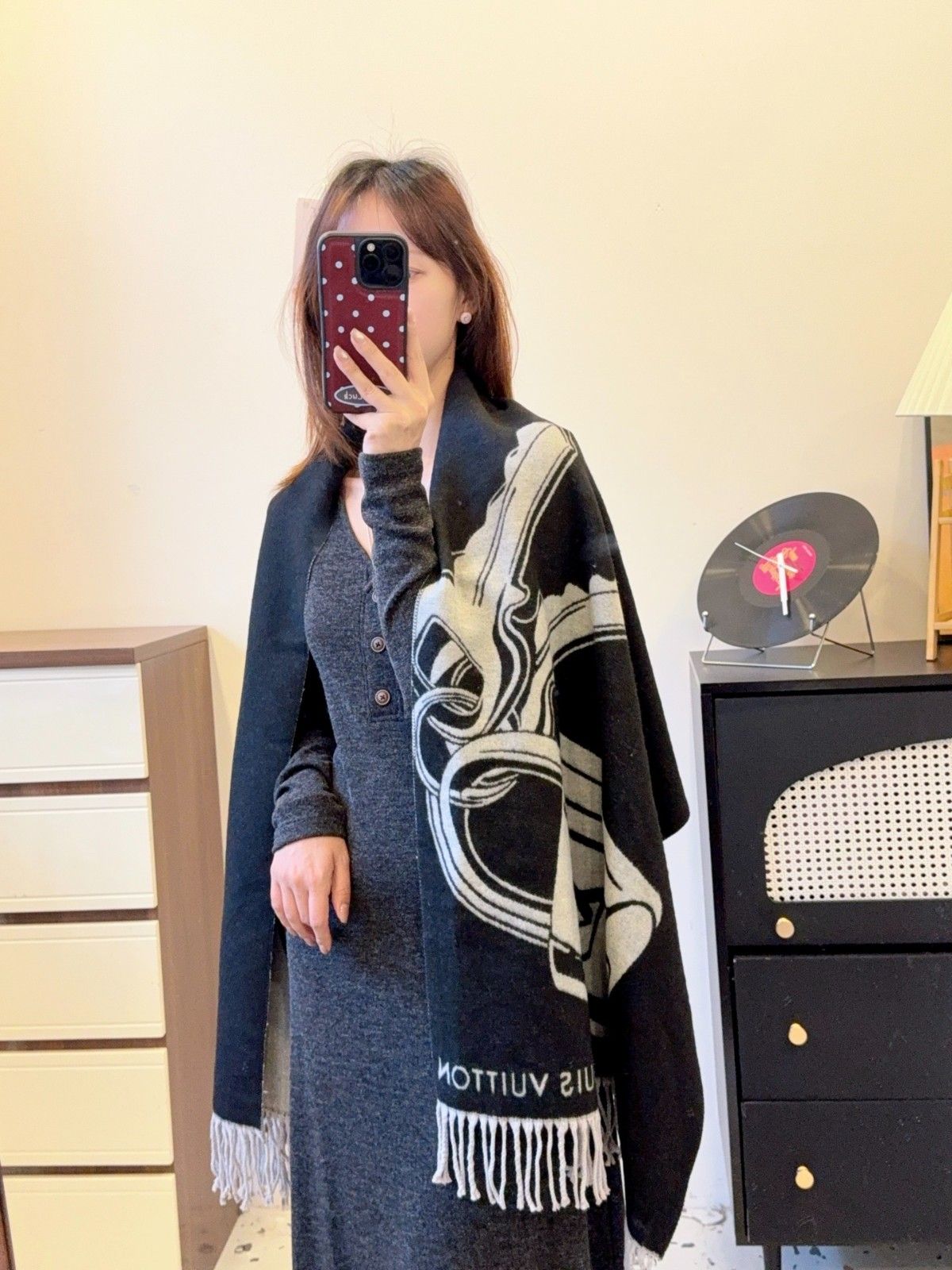 ルイヴィトン マフラー メンズ レディース 秋冬 A31700