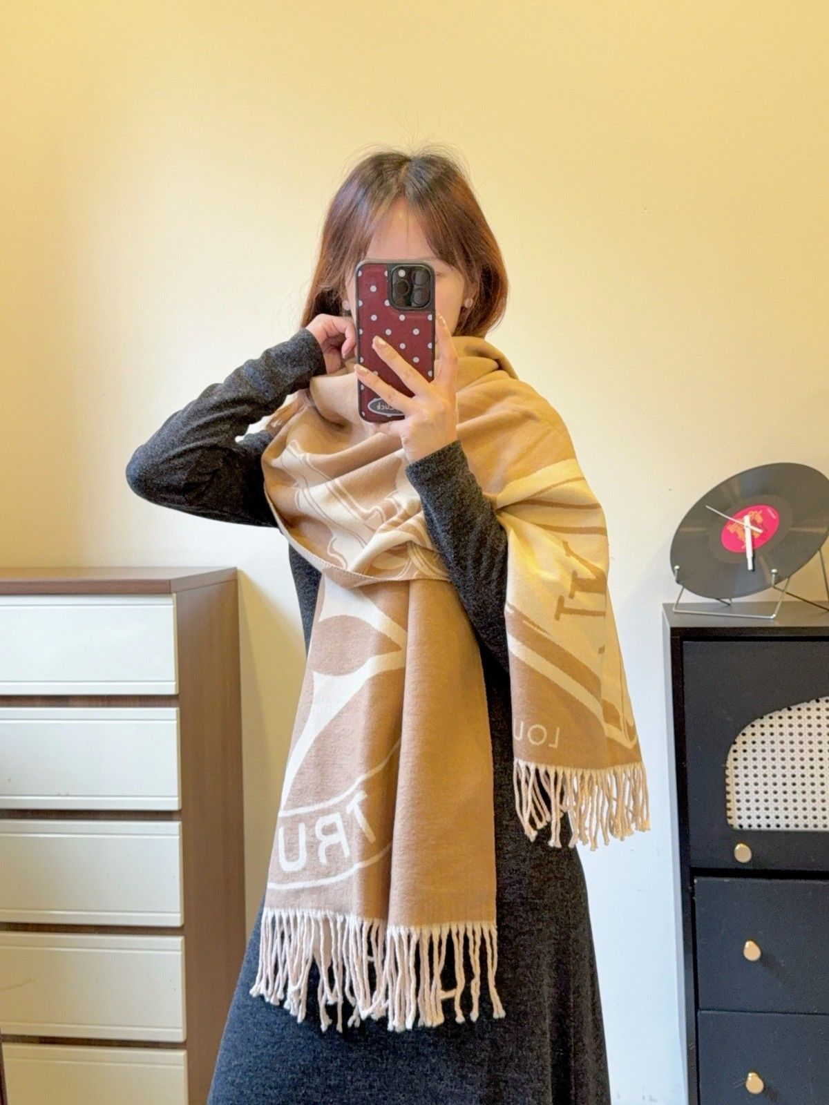 ルイヴィトン マフラー メンズ レディース 秋冬 A31700