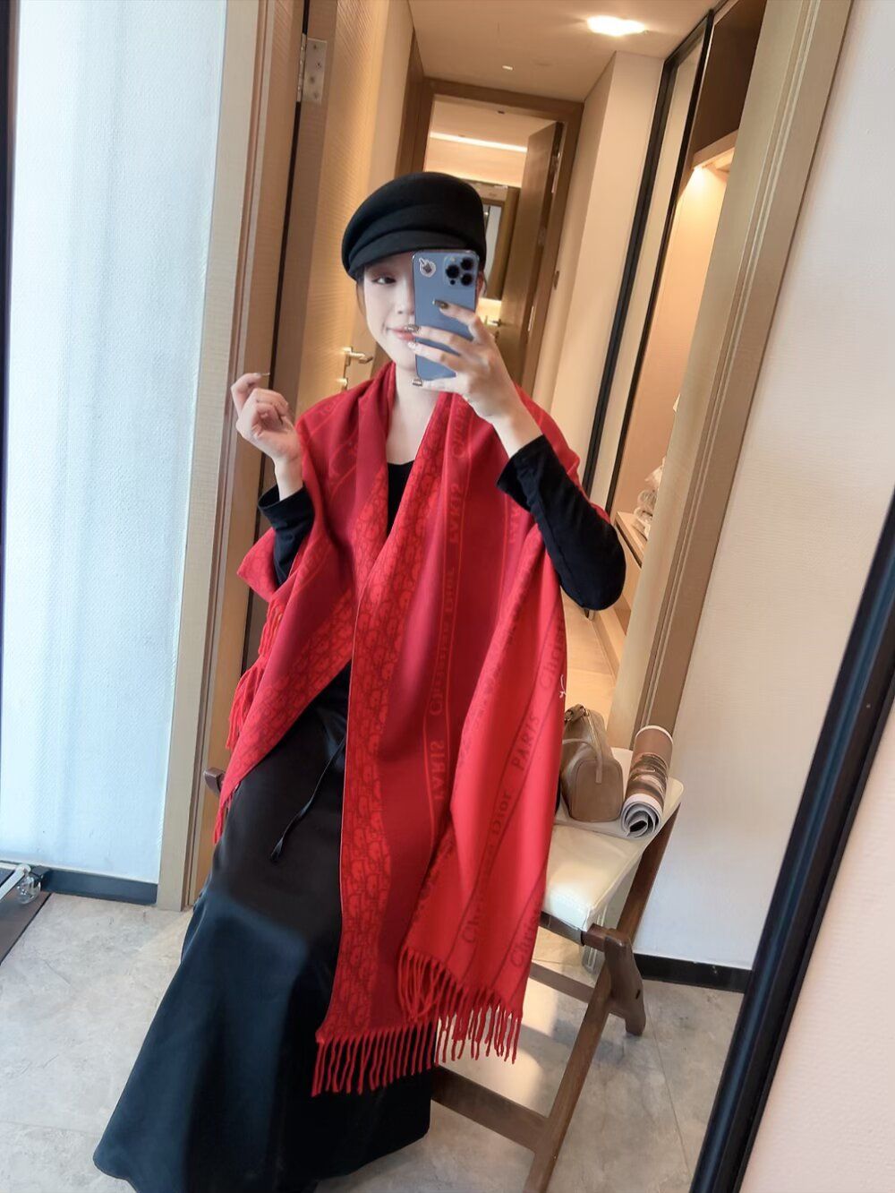 ディオール マフラー 秋冬 A31698