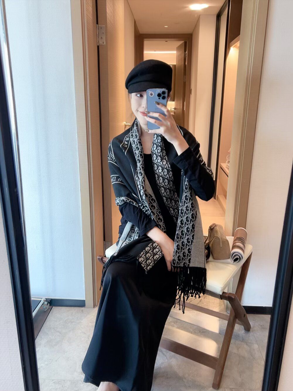 ディオール マフラー 秋冬 A31698