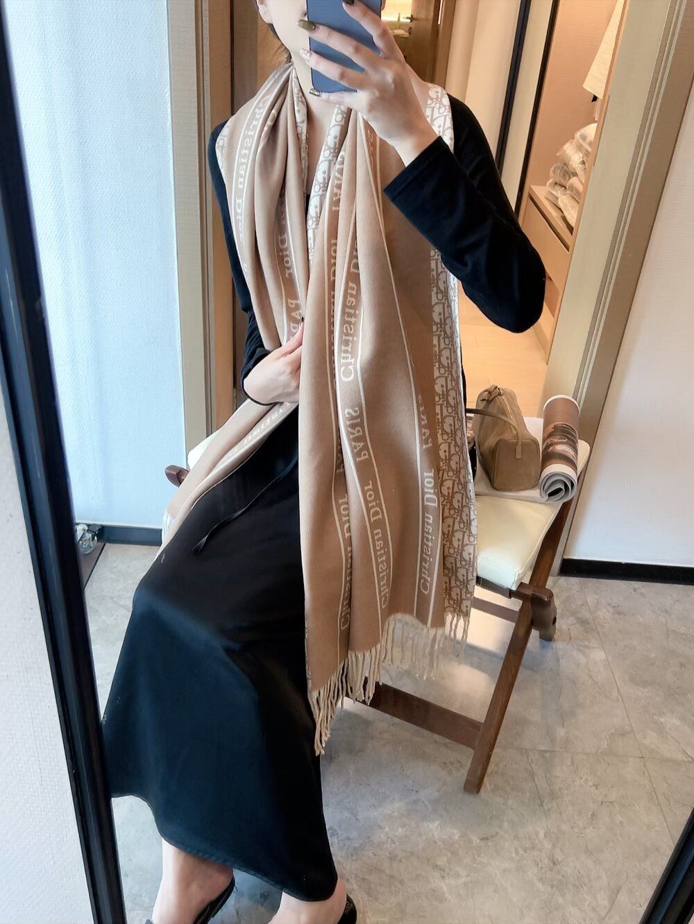 ディオール マフラー 秋冬 A31698