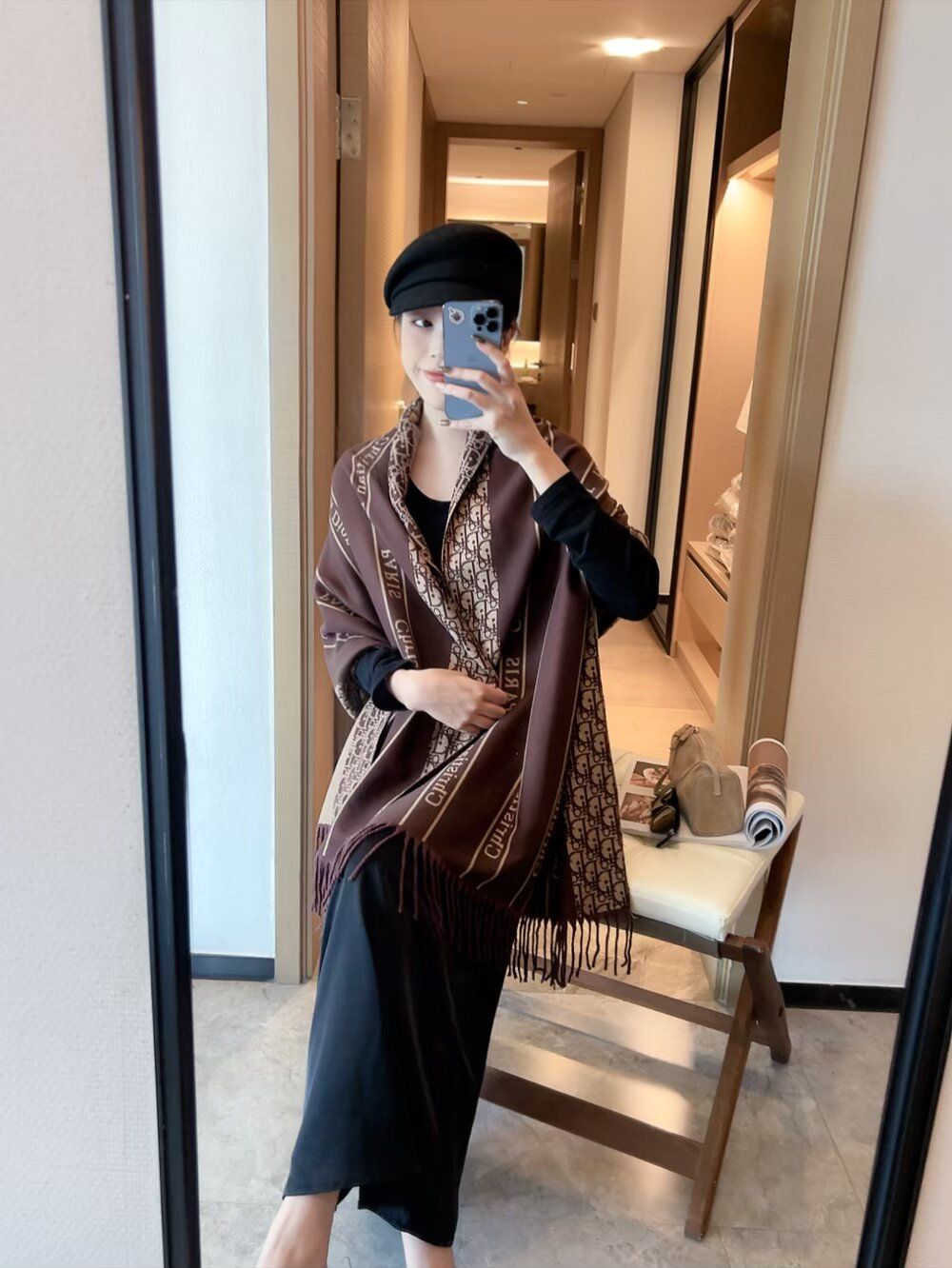 ディオール マフラー 秋冬 A31698