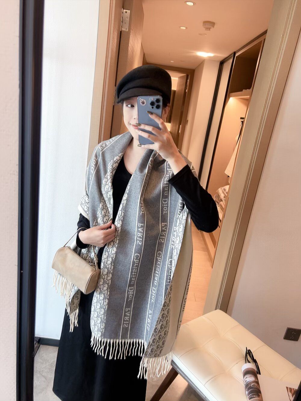 ディオール マフラー 秋冬 A31698