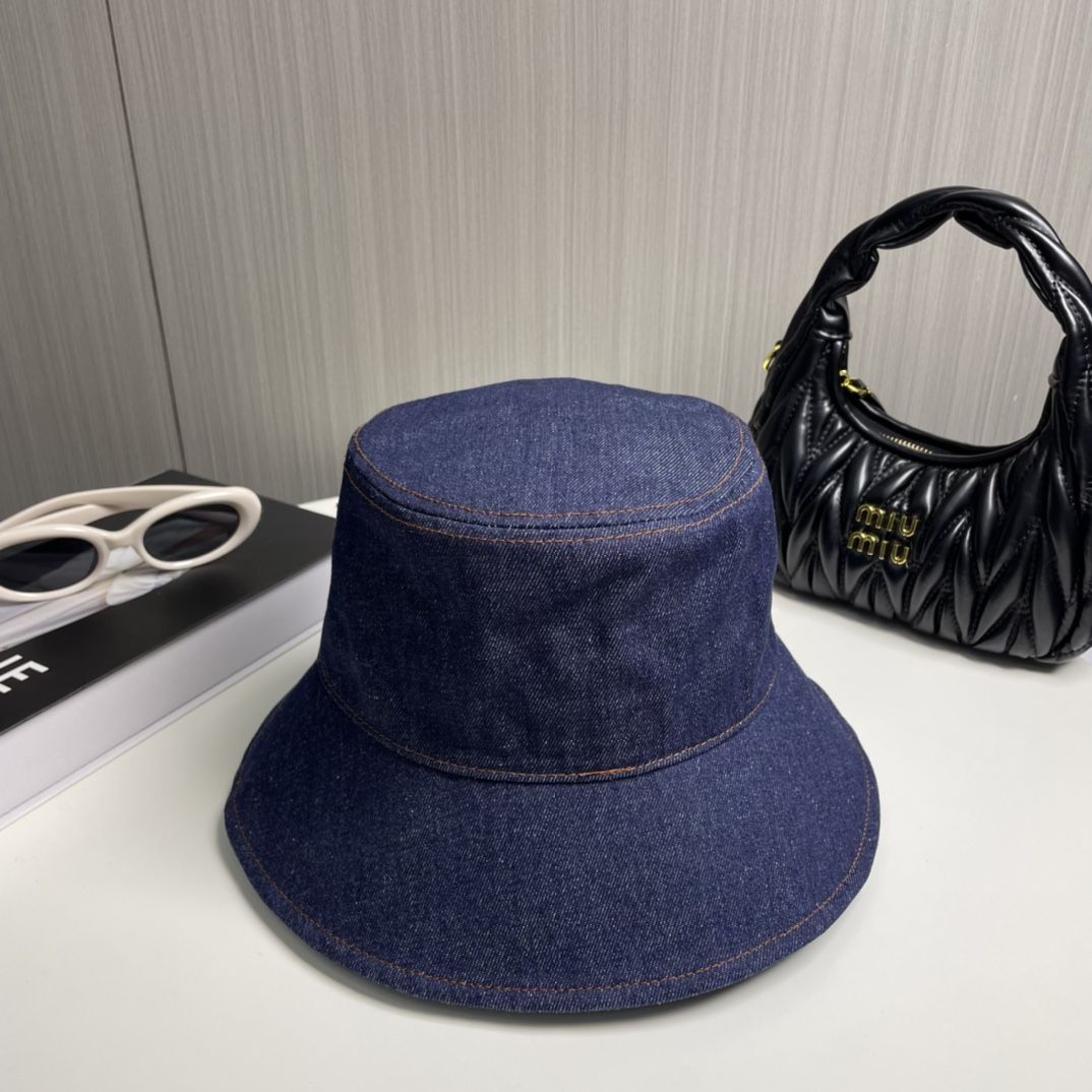 セリーヌ バケットハット デニム 刺繍 カジュアル A31688