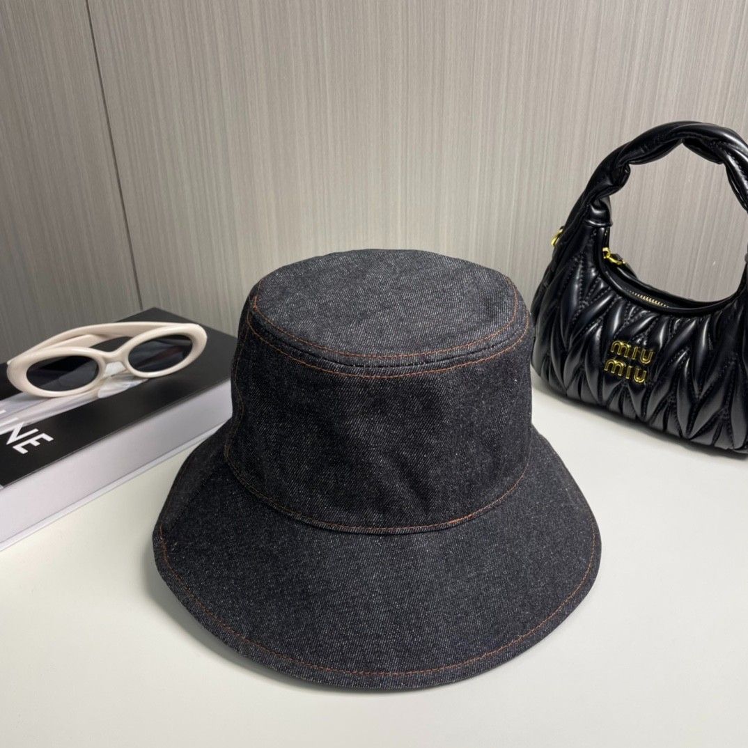 セリーヌ バケットハット デニム 刺繍 カジュアル A31688
