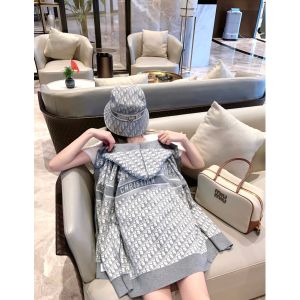 ディオール ニットジャケット 総柄 暖かい A31711