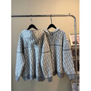 ディオール ニットジャケット 総柄 暖かい A31711