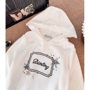 ディオール セーター フード付き ニット 刺繍 A31710