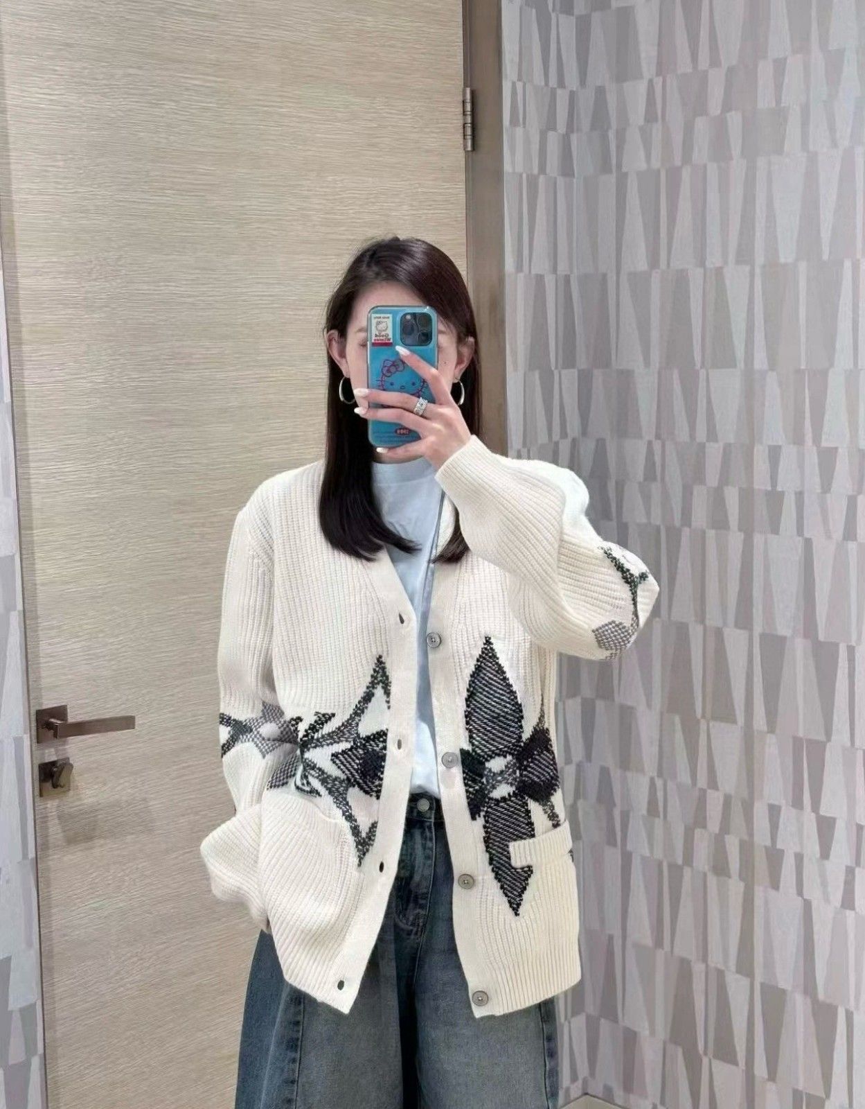 ルイヴィトン カーディガン ニット 男女兼用 A31739