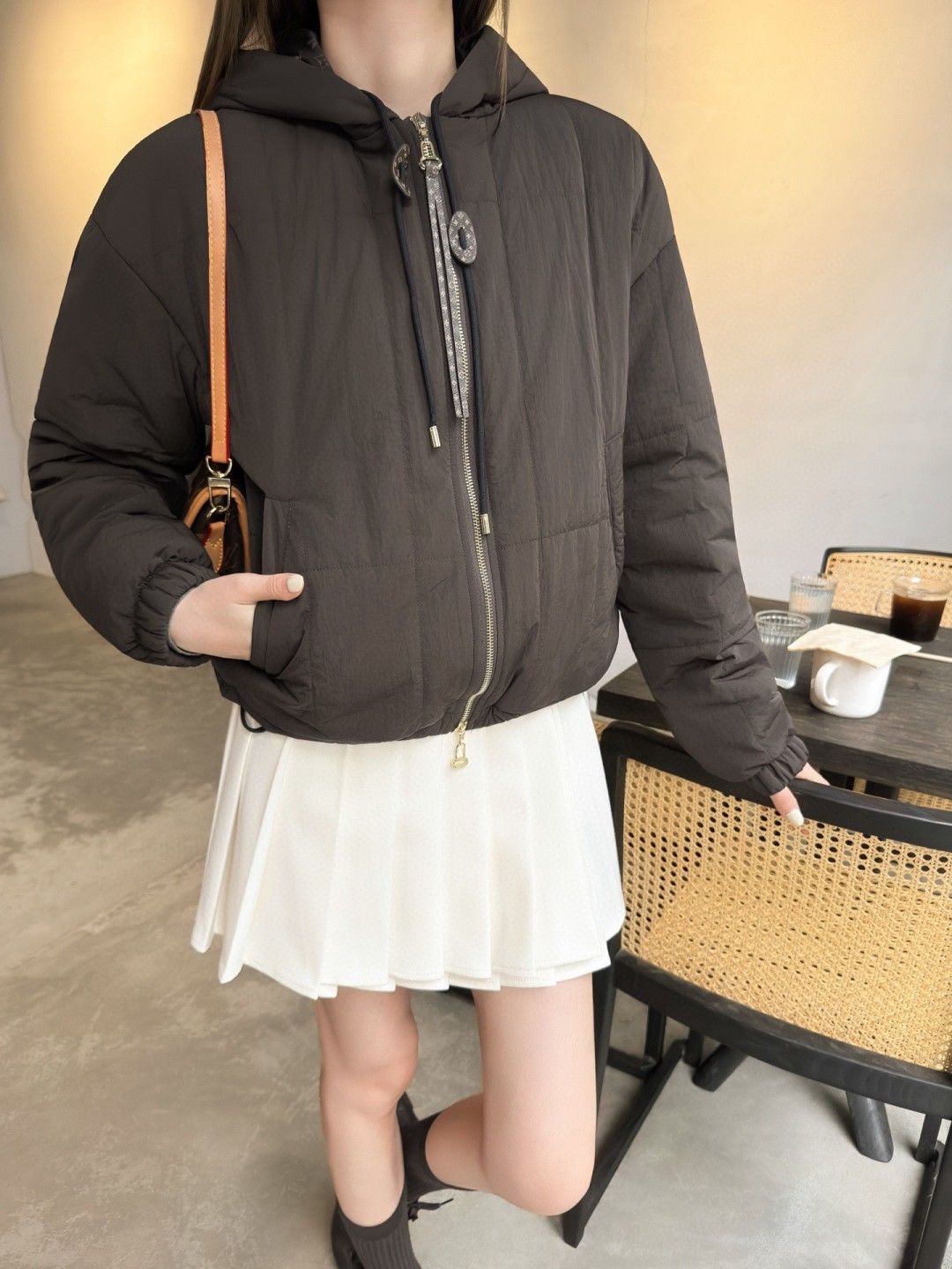 ルイヴィトン ジャケット 中綿入れ レディース A31737